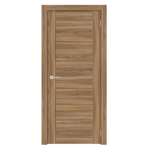 Wooden Color Eco-friendly Black Lines Soundproof Pvc Solid Wpc Door