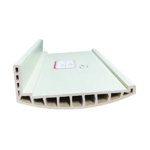 Round Shape Type Premium WPC Hollow Door Accessories WPC Door Architrave