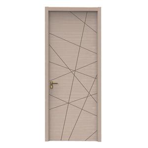 Waterproof Polish Panel Wpc Hollow Door Wood Plastic Composite Door Pure Wpc For Israel Market