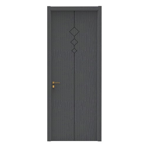 Waterproof Polish Panel Wpc Hollow Door Wood Plastic Composite Door Pure Wpc For Israel Market
