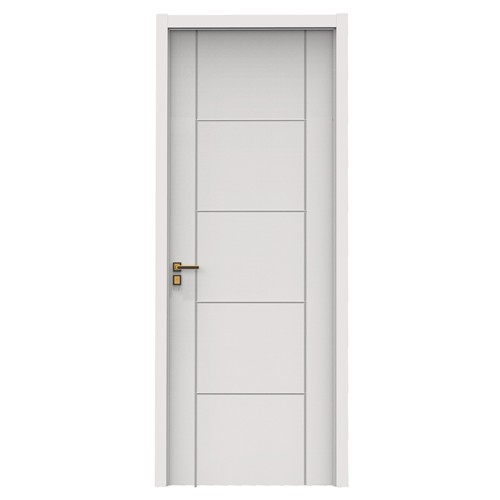 100% Waterproof Painting Wpc Modern Internal Doors With Wpc Door Frame
